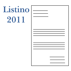 listino 2011