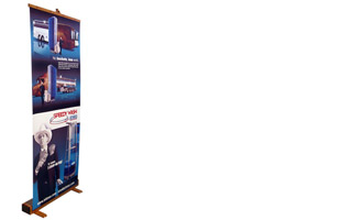 Roll up legno -pulsante