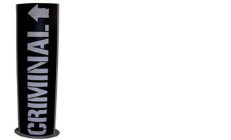 Totem pubblicitari altezza 200 -pulsante