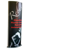 Totem pubblicitari da 250 cm-pulsante