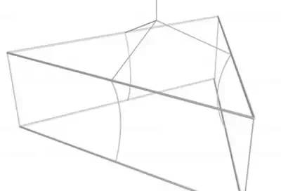 Appendimento triangolare - struttura in alluminio