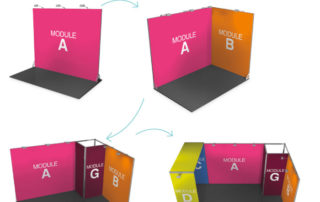 Stand per fiere modulari