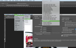 Stampa digitale applicazione di profilo