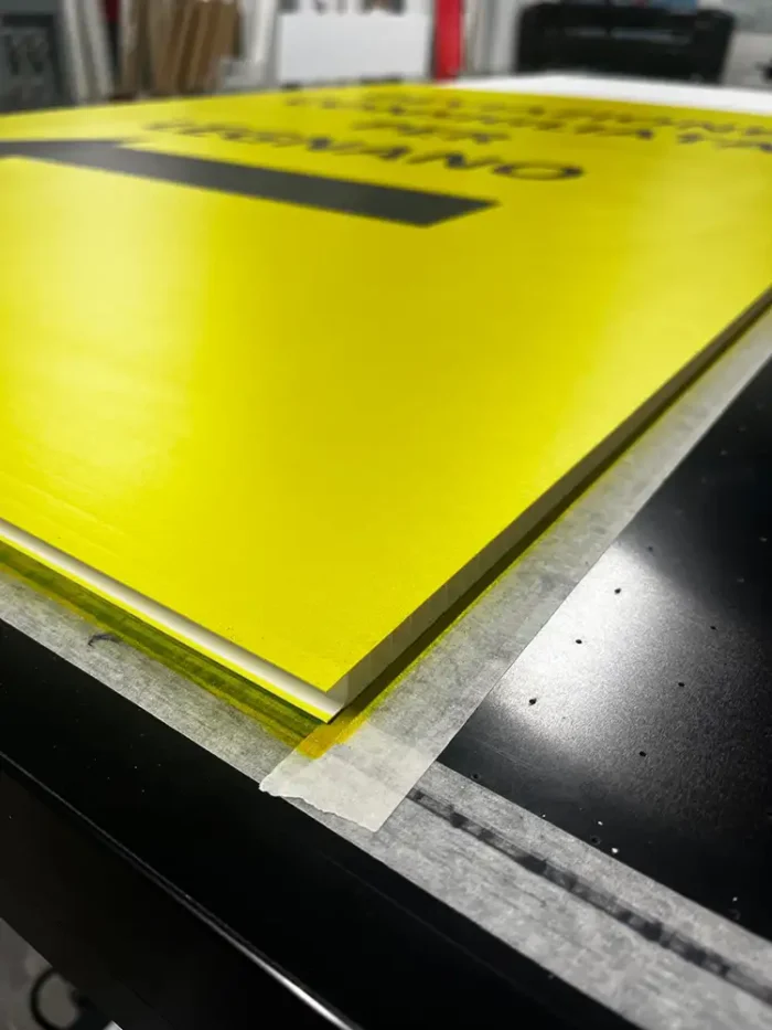 Stampa polionda cannettato da 10 mm di spessore