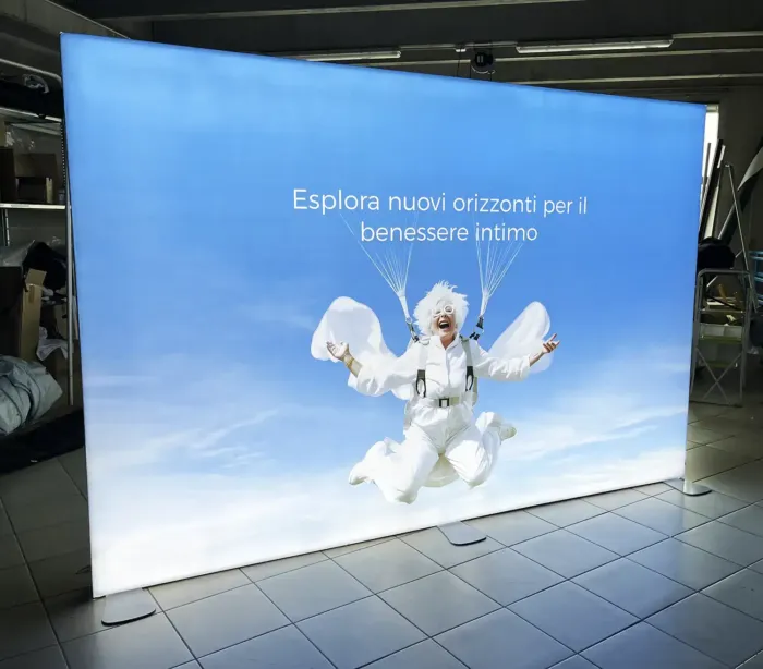 Parete Luminosa autoportante LED 300x200 - immagine 2