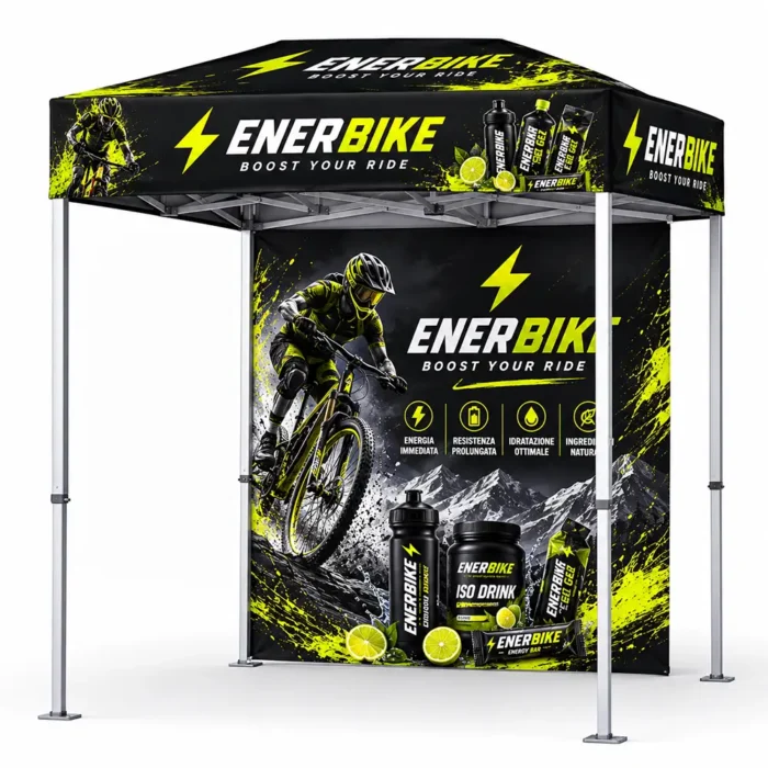 Gazebo pieghevole personalizzato | 1,5x1,5 mt - immagine 2