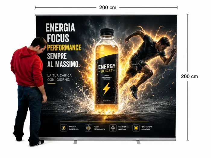 Roll up BASIC 200x200 cm - immagine 3