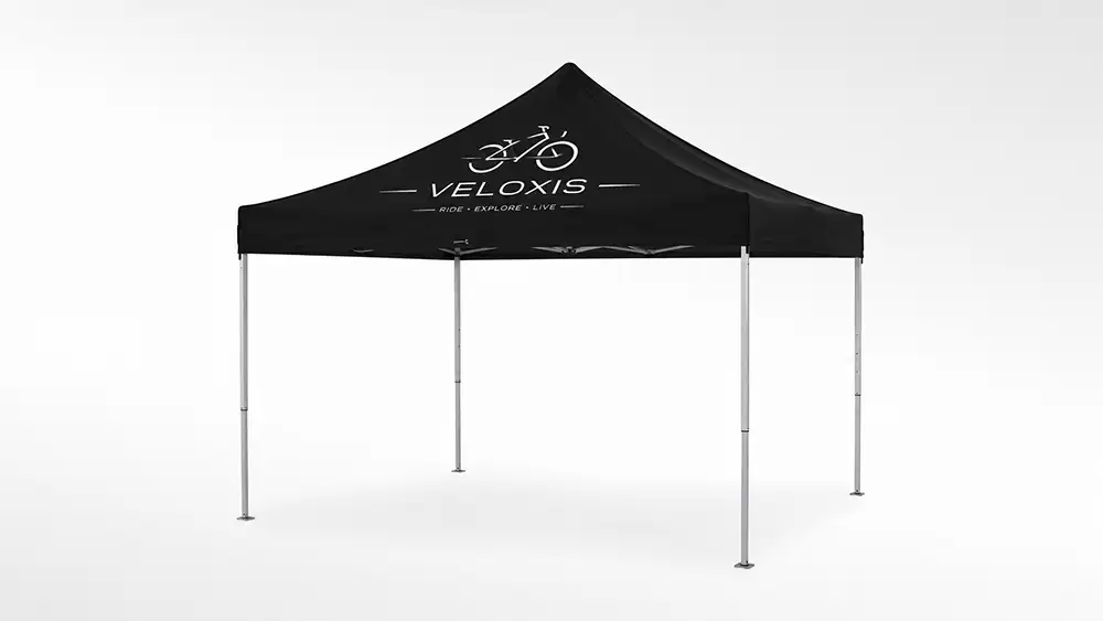 Gazebo DELUXE 3x3 con stampa tetto full print