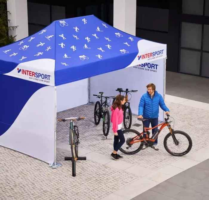 Gazebo pieghevole personalizzato | 3x3 Deluxe - immagine 5