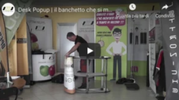 Desk per fiere – Video montaggio Desk per fiere - Video montaggio