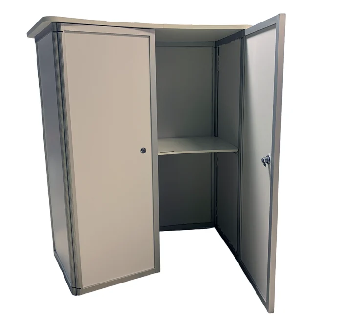 Vano posteriore del Security Desk con ripiano